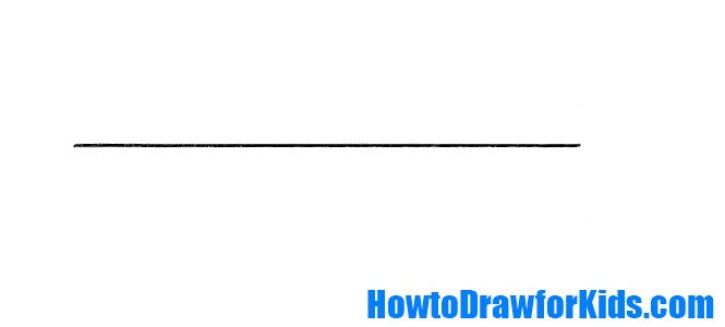 How to draw a sword for kids step by step