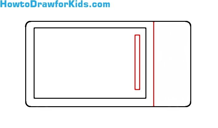 How to Draw a Microwave for Kids