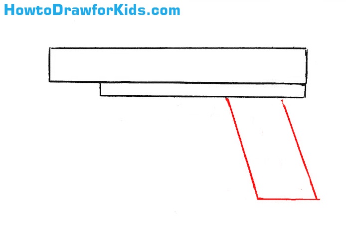 How to Draw a Gun for Kids - Easy Drawing Tutorial