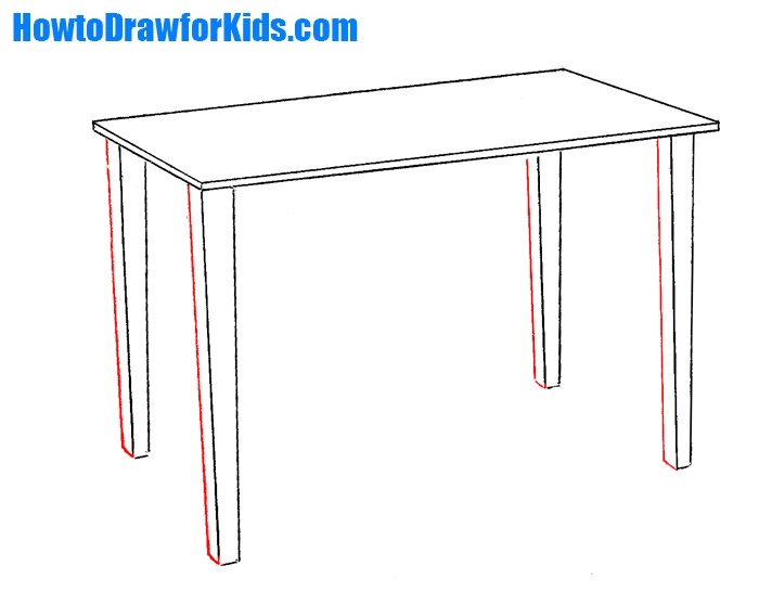 How to Draw a Table for Kids Easy Drawing Tutorial