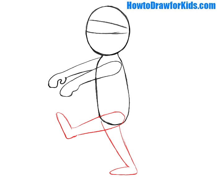 how to draw a mummy for kids