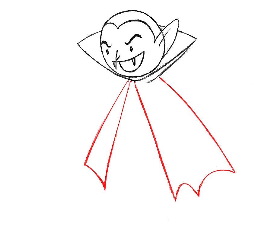 How to Draw a Vampire for Kids