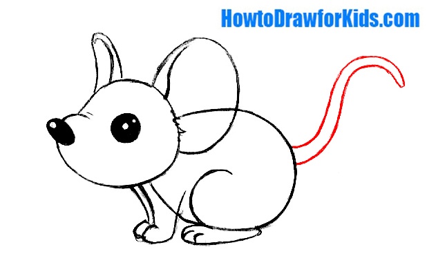 learn how to draw a mouse