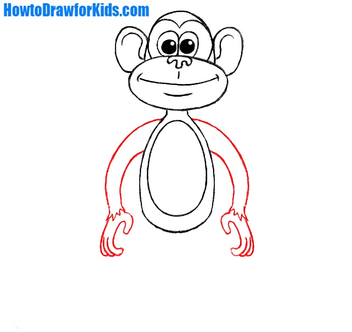 learn to draw a monkey
