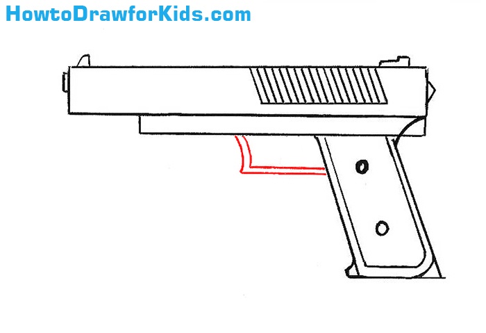 drawing the trigger guard