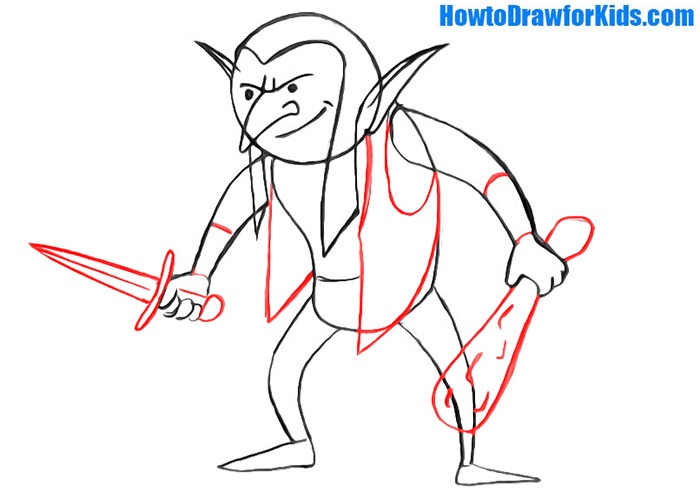 How to draw a goblin for beginners