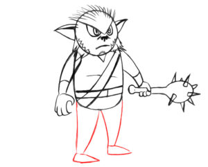 How to Draw a Bugbear - Easy Drawing Tutorial For Kids