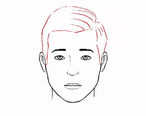 drawing a face