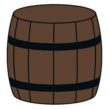 How to Draw a Barrel for Kids