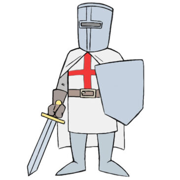 How to Draw a Crusader for Kids