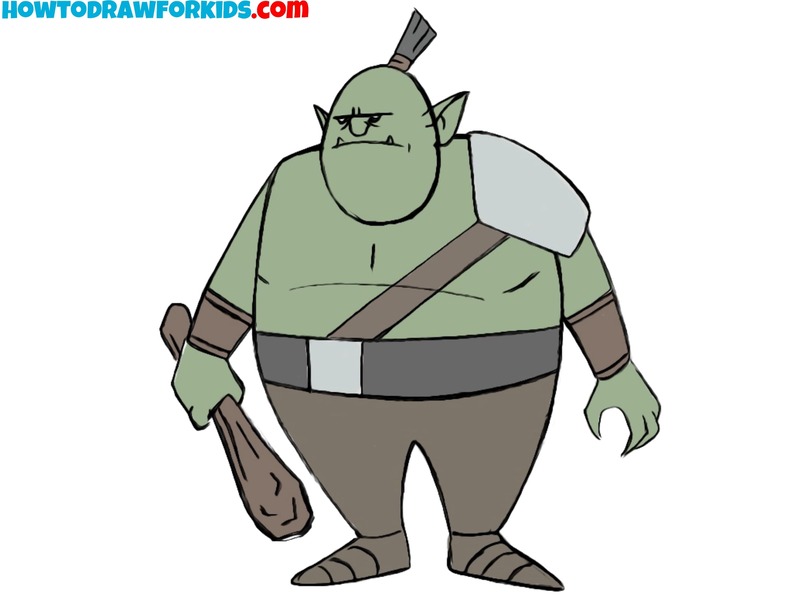 How to Draw an Orc