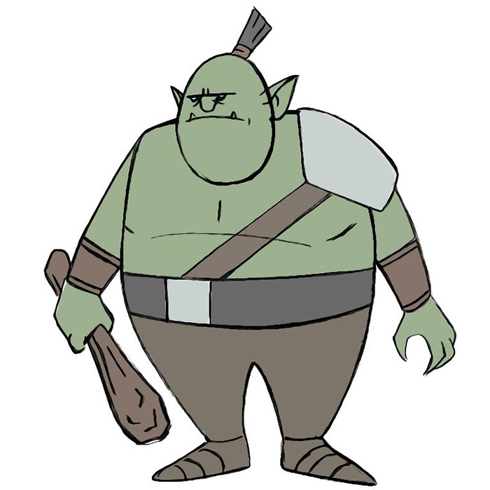 How to Draw an Orc