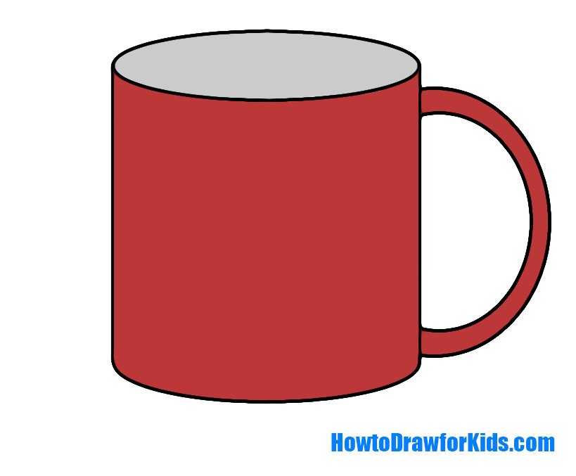 How to Draw a Mug For Kids Easy Drawing Tutorial