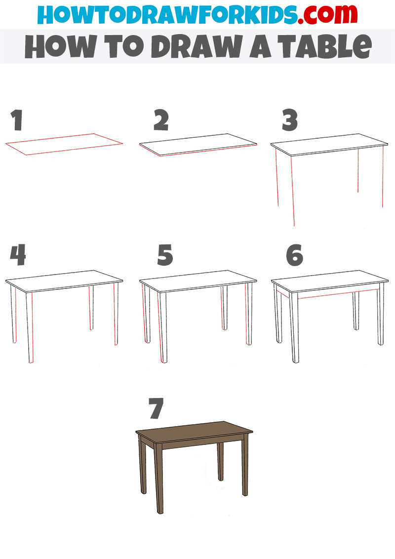 how to draw a table