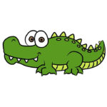 How to Draw Crocodile for Kids