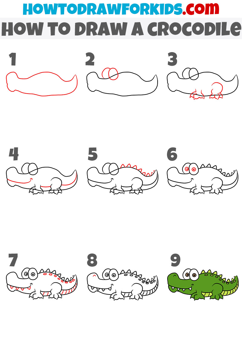 Best How To Draw An Easy Crocodile  Check it out now 