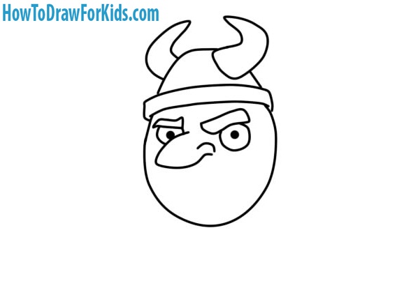 viking drawing for kids