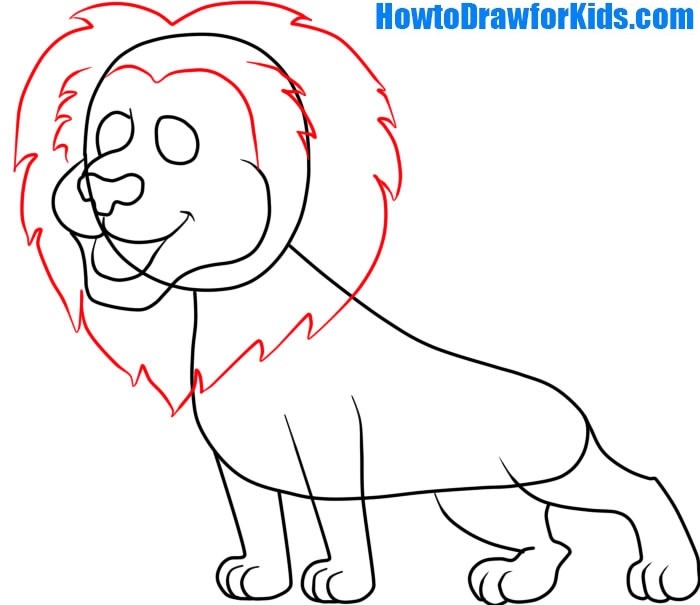 How to Draw a Lion for Kids - Easy Drawing Tutorial
