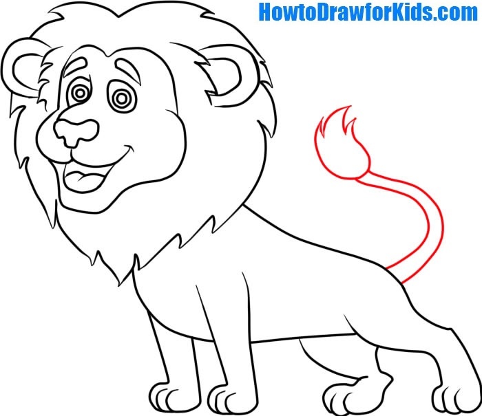 How to Draw a Lion for Kids Easy Drawing Tutorial