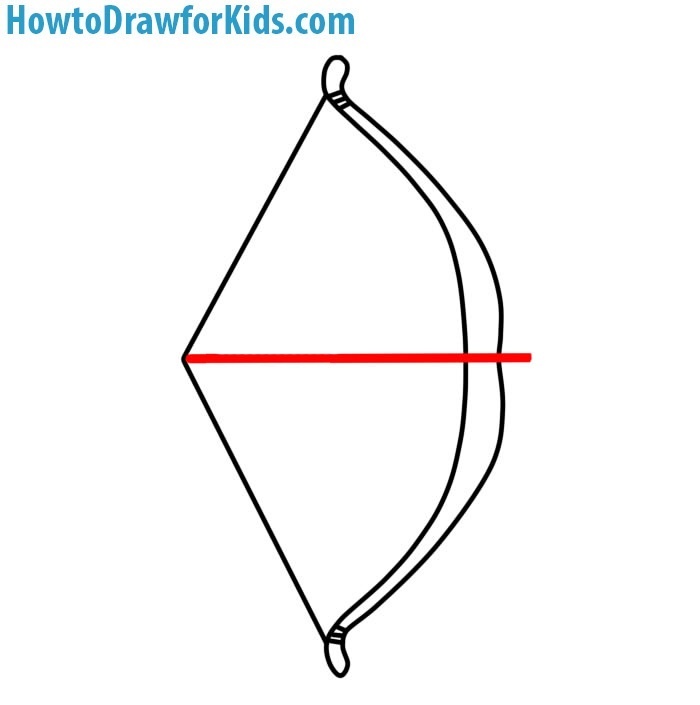 Drawing the shaft of the arrow