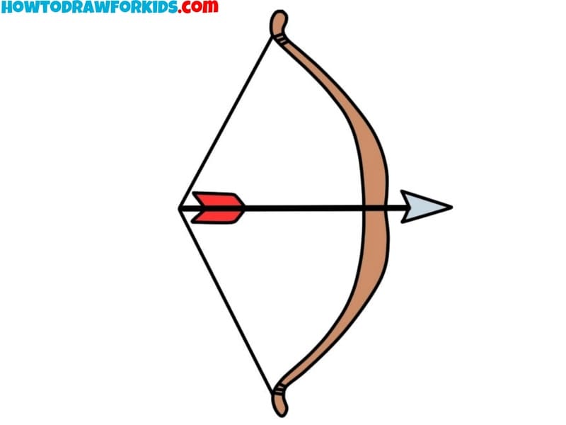 How to Draw a Bow and Arrow