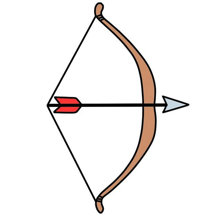Arco E Flecha Png - Native American Bow And Arrow Drawing Transparent PNG -  480x440 - Free Download on NicePNG