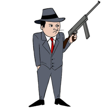 How to Draw a Gangster for Kids