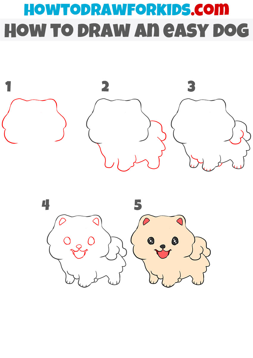 Drawing a dog alternative method 6