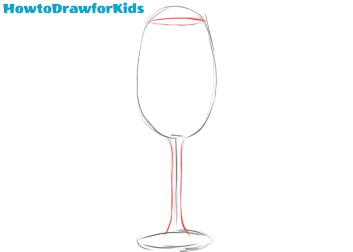 How to Draw a Wine Glass - HelloArtsy