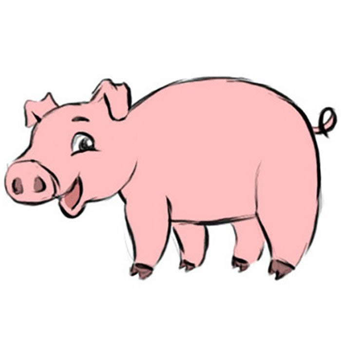 How to Draw a Pig for Kids - Easy Drawing Tutorial