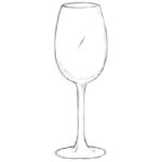 How to Draw a Wine Glass Easy