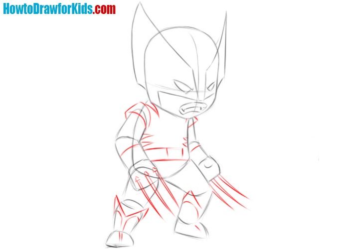 Wolverine drawing tutorial
