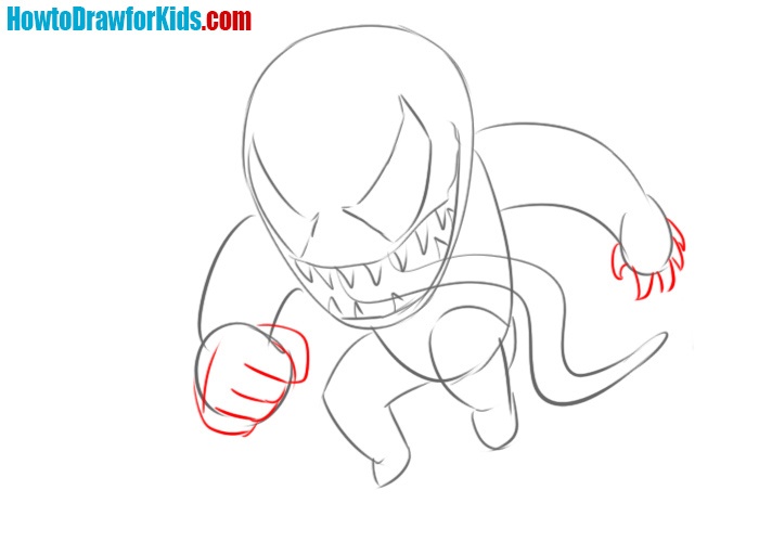 How To Draw Venom | Sketch Tutorial (Step by Step) - YouTube