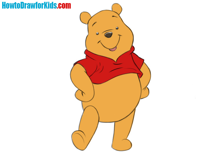 Winnie the Pooh coloring pages for kids - Winnie The Pooh Kids Coloring  Pages