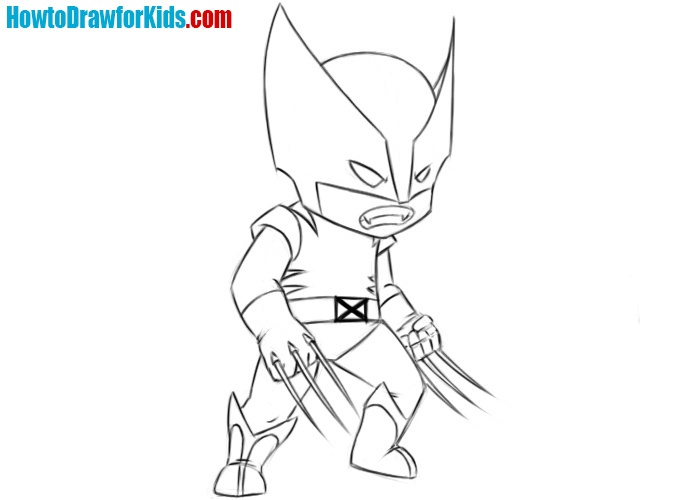 Wolverine drawing tutorial