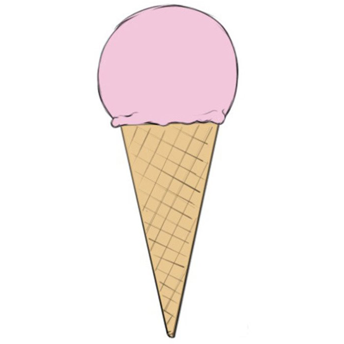 How to Draw Ice Cream for Beginners Simple Drawing Tutorial For Kids