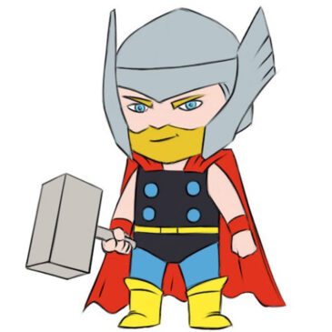 How to Draw Thor for Kids