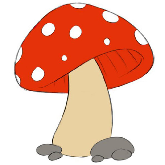 Top 76+ mushroom easy drawing best - xkldase.edu.vn