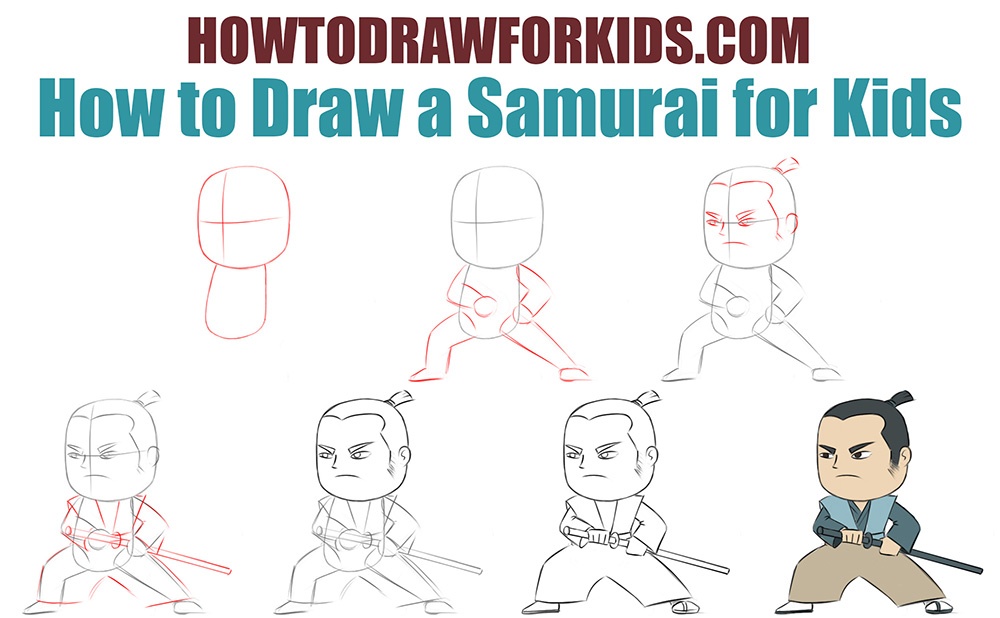 How To Draw A Samurai Really Easy Drawing Tutorial – NBKomputer