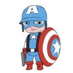 How to Draw Captain America for Beginners