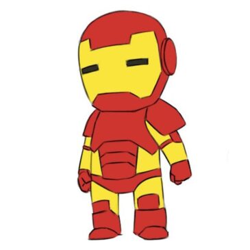 How to Draw Iron Man for Kids