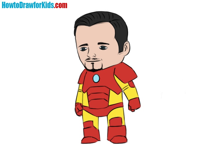 How to Draw a Face of Tony Stark | Iron Man Sketch Drawing | How to Draw |  Cute Drawings - YouTube