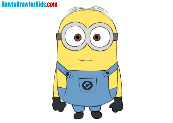 Color the minion drawing