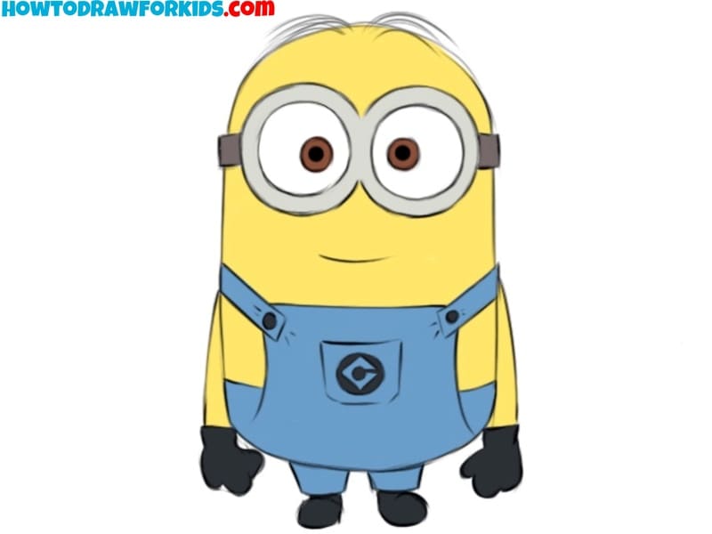how to draw a minion featured image