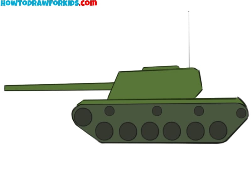 how to draw a tank featured image