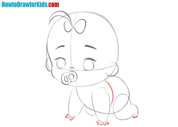 how easy to draw a baby