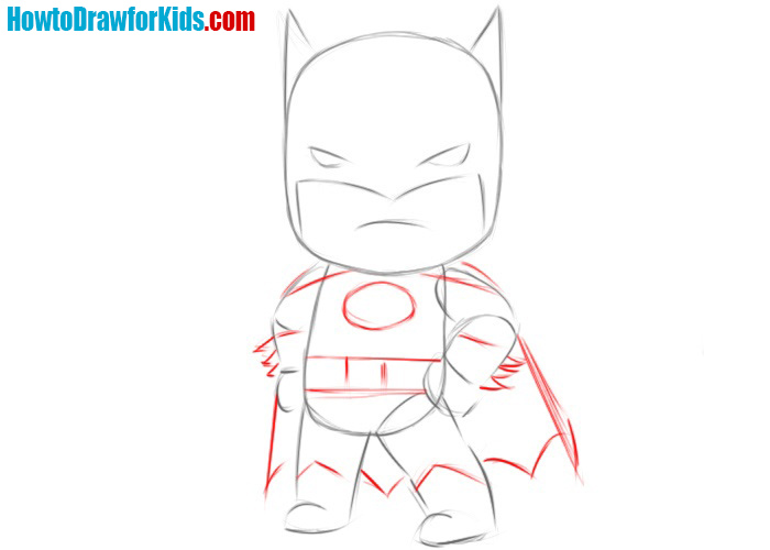 How to draw Batman for kids