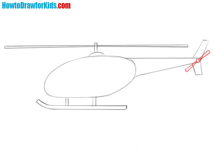 how to draw a Helicopter easy