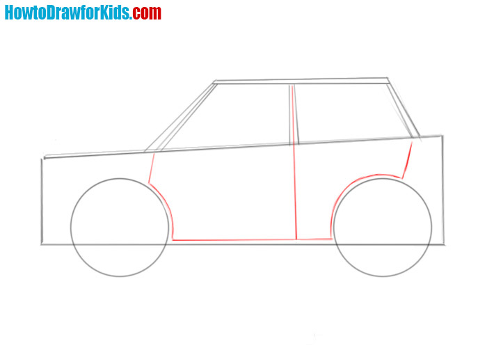 how to draw a car for kids