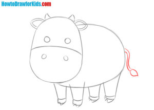 How to Draw a Cow for Kids - Easy Drawing Tutorial